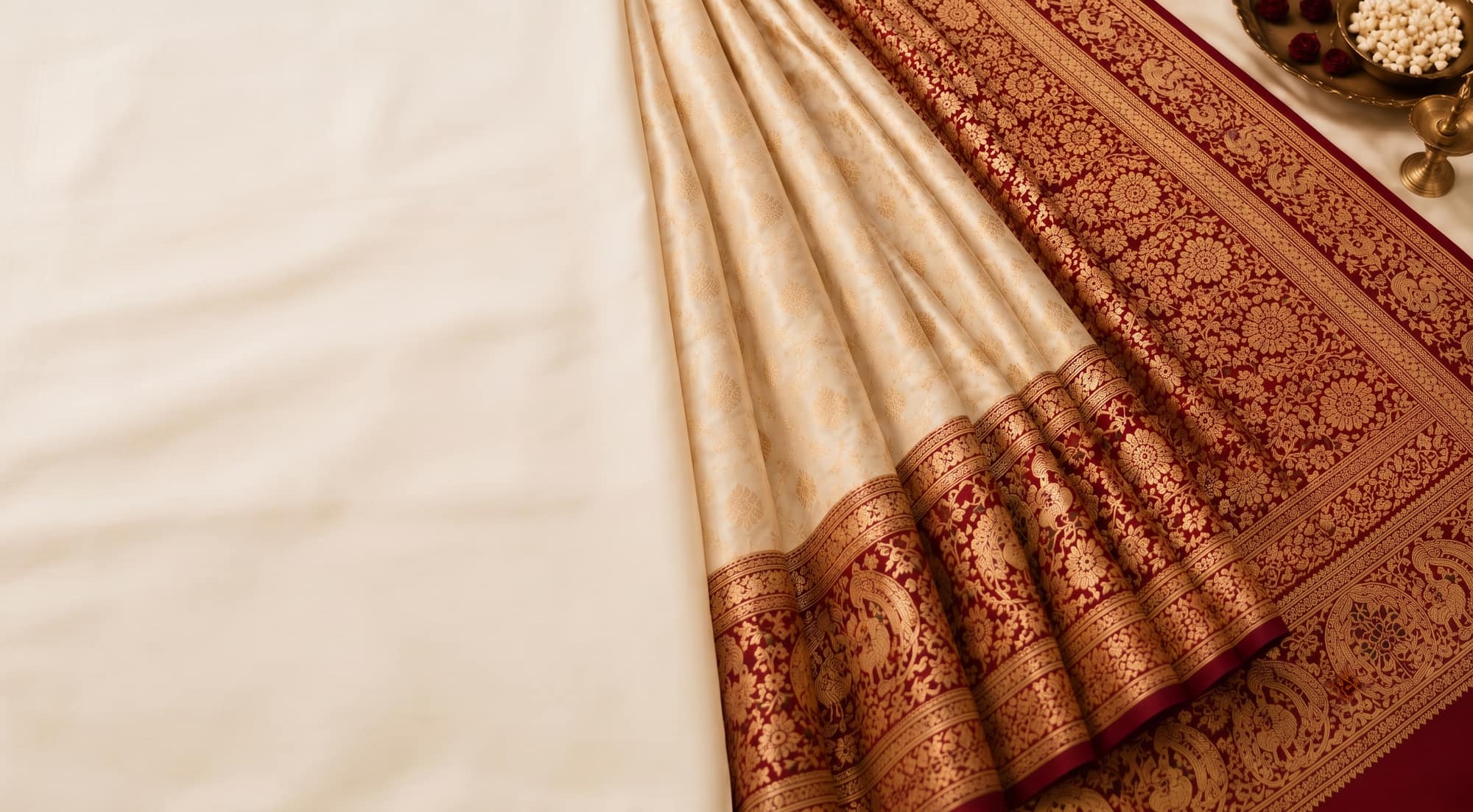 House of Aurasya handwoven saree